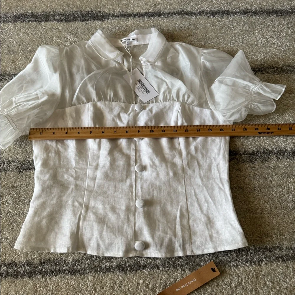 Reformation Button-Up Blouse